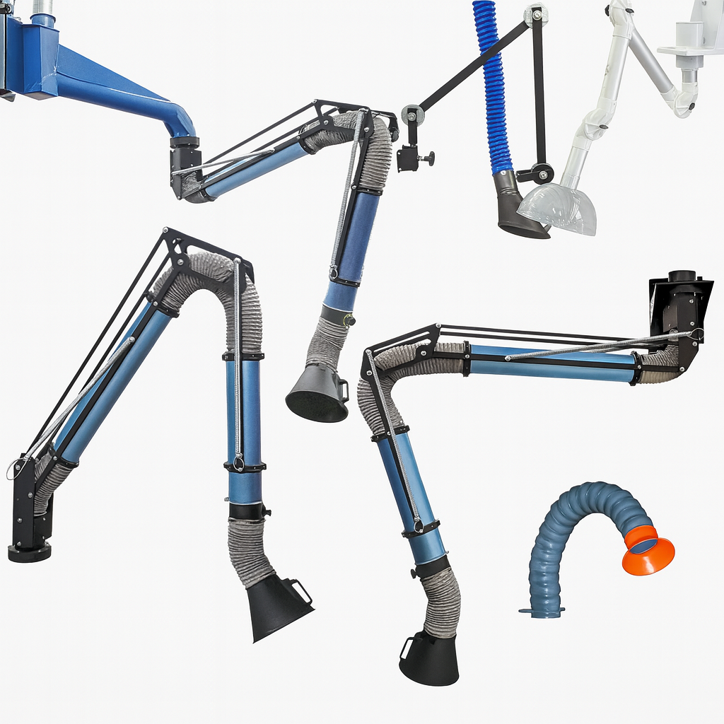 Industriesauger-Beratung Absaugarme von 1 Meter bis 9,2 Meter Auslegen im Atex Bereich Atexzonen 22