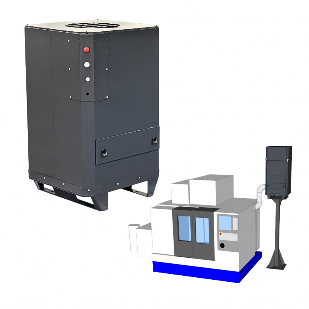 Industriesauger-Beratung Ölnebelabsaugung CNC Fräsmaschinen